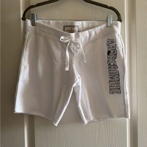 Abercrombie & Fitch White Shorts